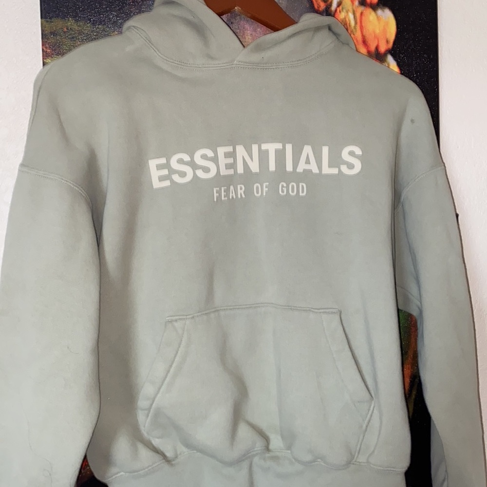 STILL AVAILABLE Seafoam Green Essentials Hoodie